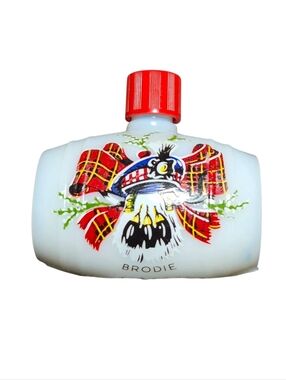 KINDNESS SCOTCH WHISKY BARREL SHAPED  MINIATURE(EMPTY) BRODIE CLAN